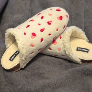 Lands' End Women's Slippers, Cork Bottom Slippers, Size 9